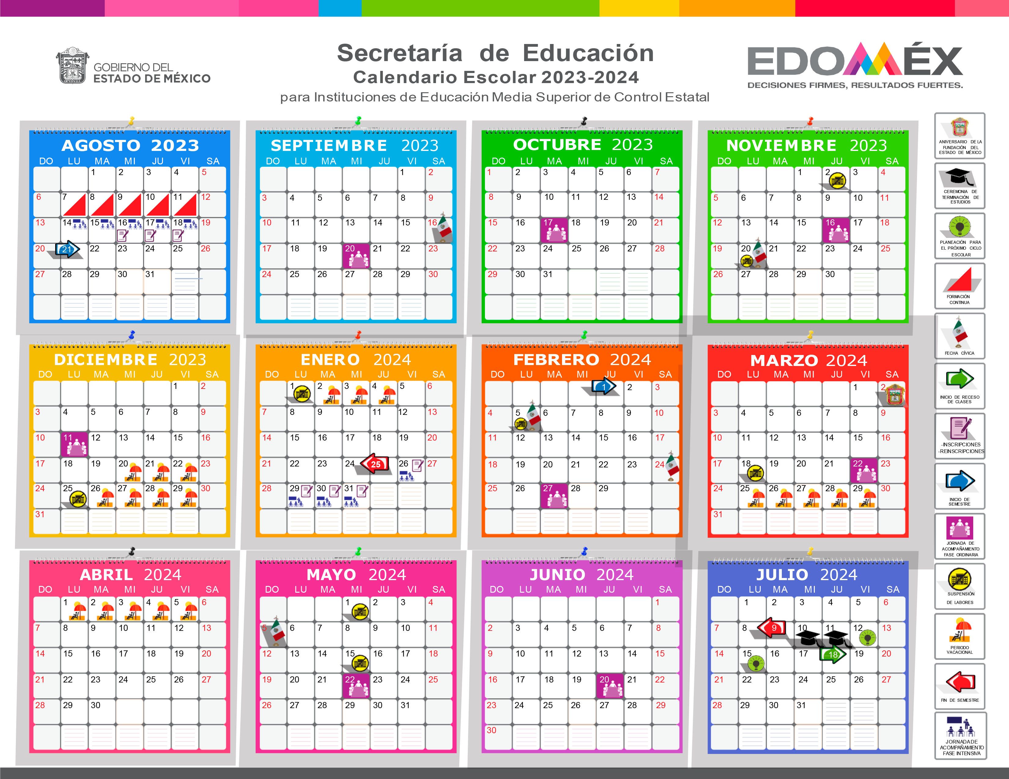 Calendario Escolar Epo 75 6003